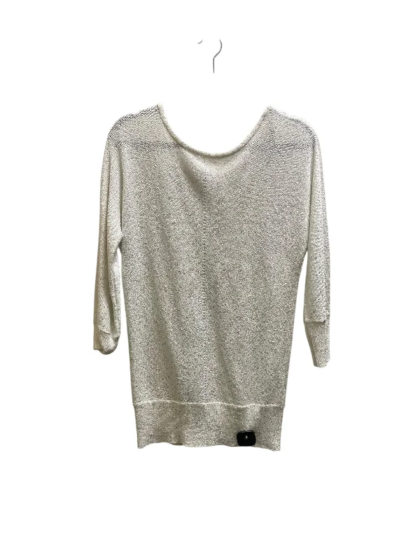 Top Long Sleeve By White House Black Market In White, Size: S