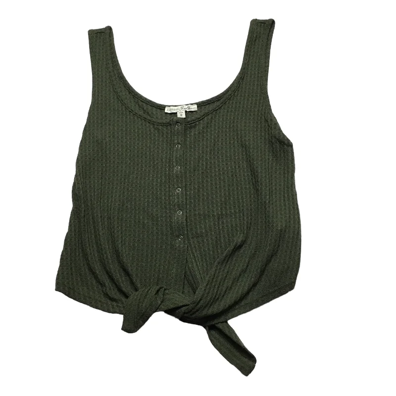 Green Top Sleeveless Express, Size M