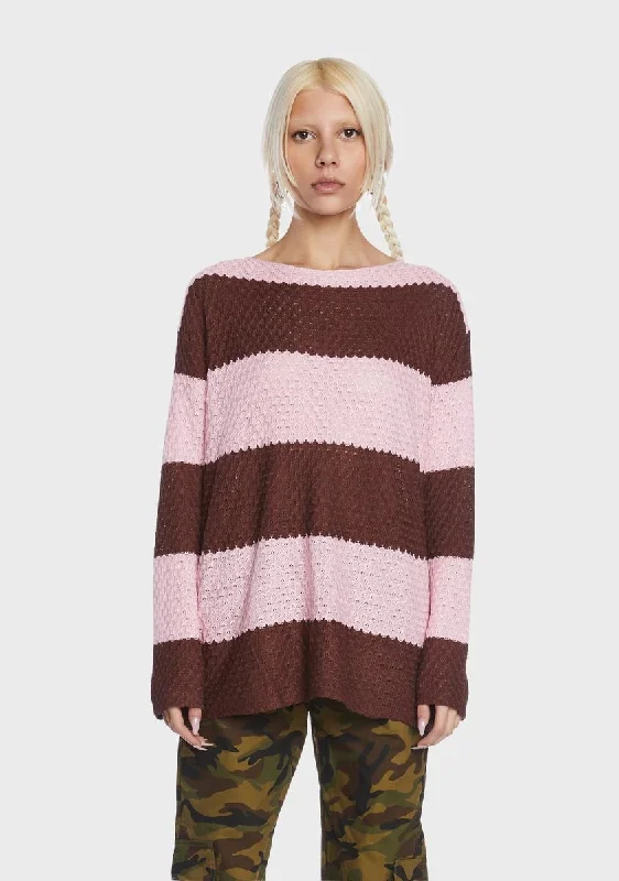 Striped Knit Jumper