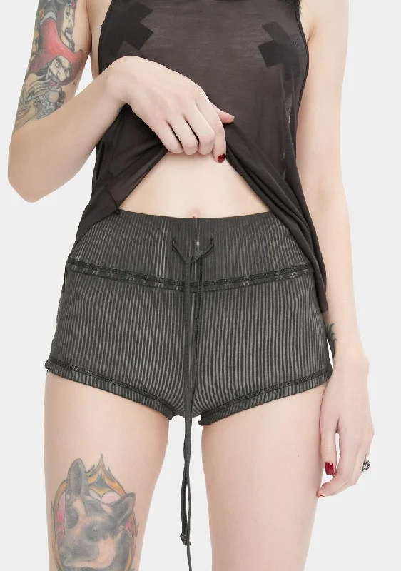 Best Online Clothing Boutiques Fashionista Favorites Snare Washed Black Ribbed Shorts Best Online Clothing Boutiques Fashionista Favorites Snare Washed Black Ribbed Shorts