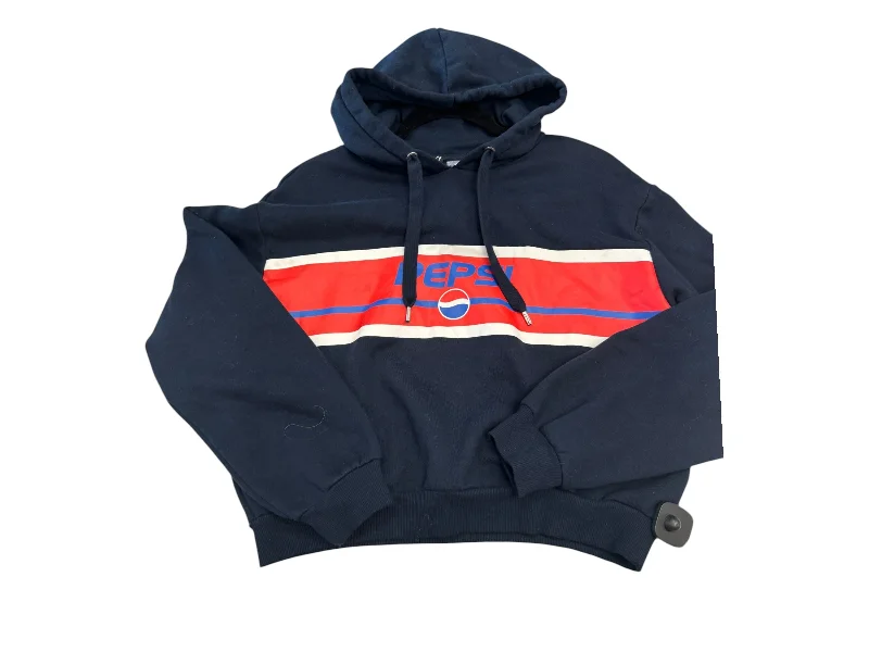 Sweatshirt Hoodie By Divided In Navy, Size: M