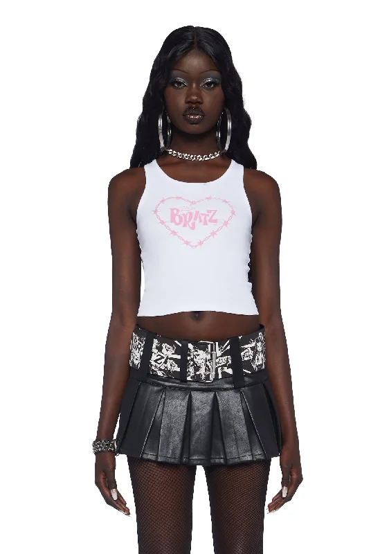 Women's Clothes Online Shopping Budget Friendly Talk Back Tank Top - White