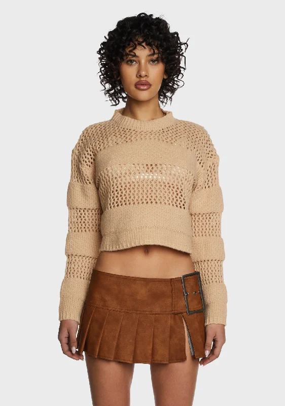 The Realest Crop Sweater