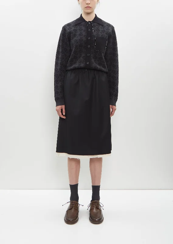 Cut Cocktain Skirt