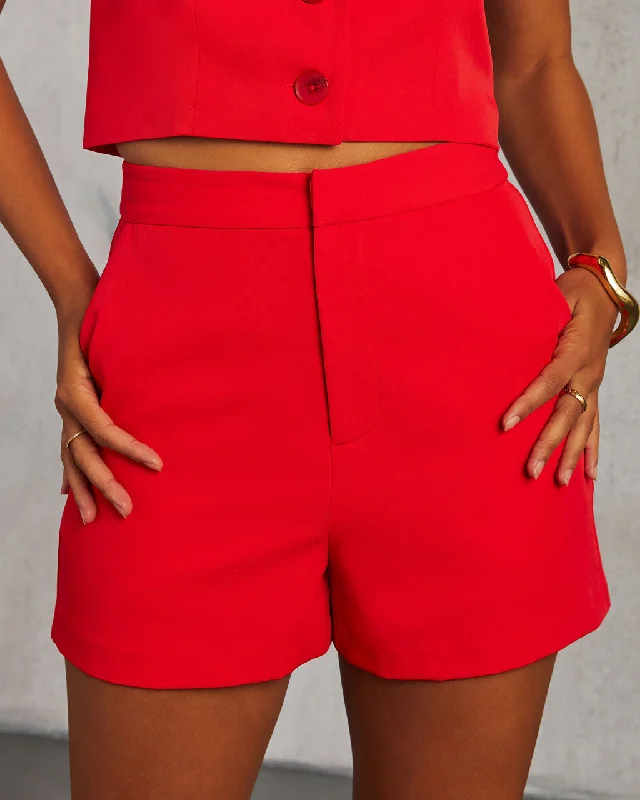 Women's Trendy Apparel High End Fashion Raylan High Waisted Shorts