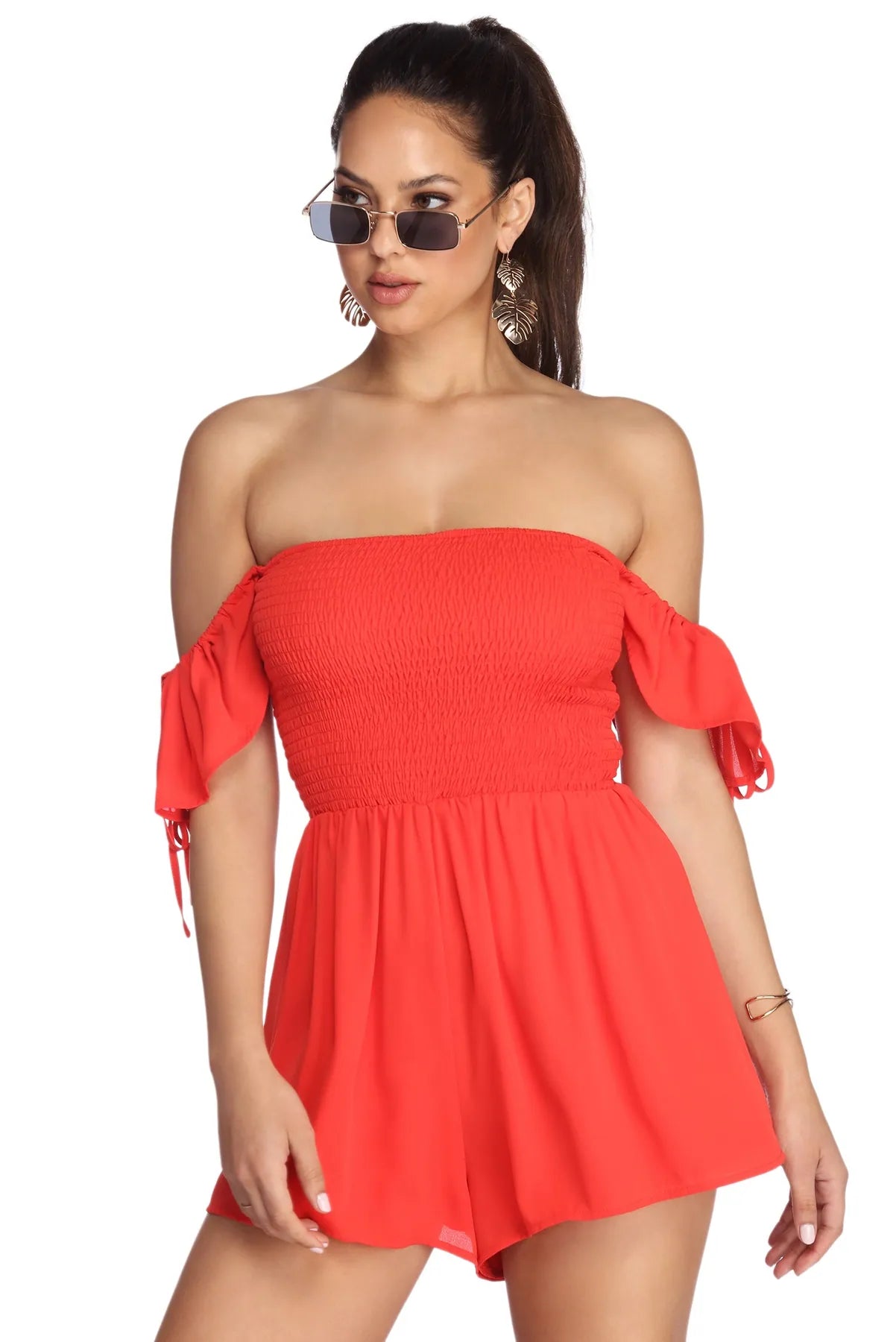 Flash Sales Today Essentials On Sale Ring The Alarm Smocked Romper