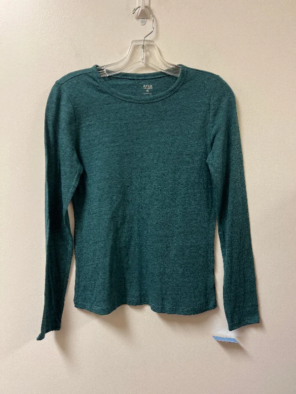 Top Long Sleeve By Ana In Blue, Size: Xs