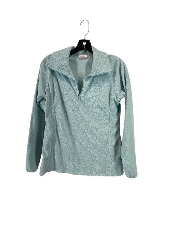 Athletic Sweatshirt Collar By Columbia In Teal, Size: M