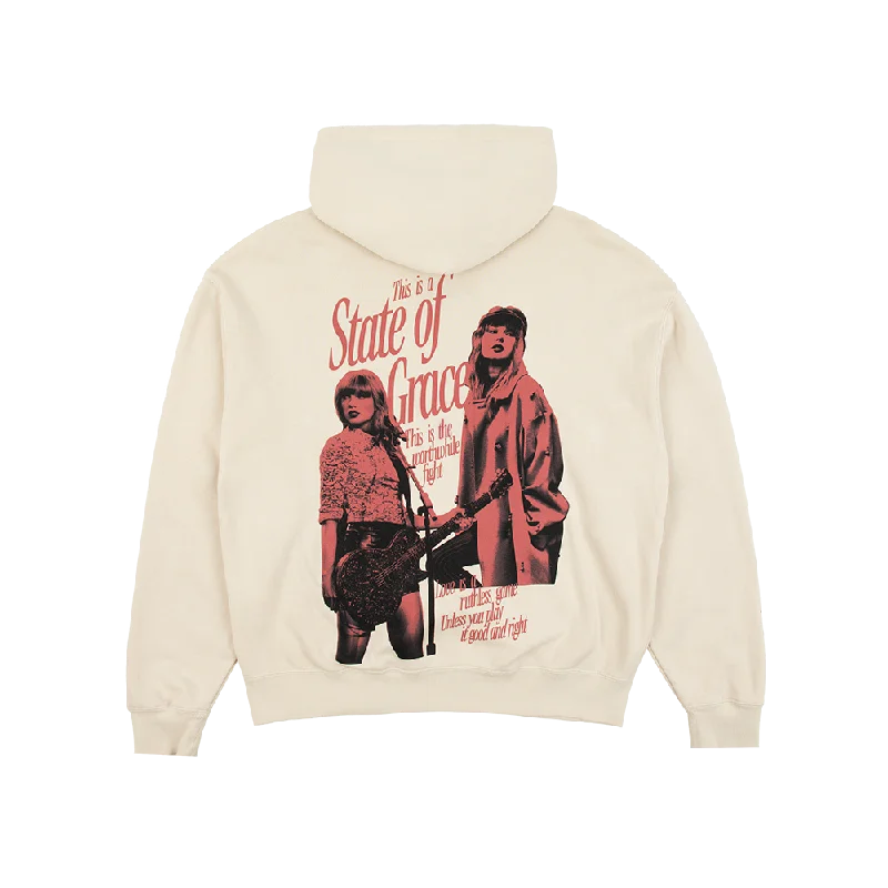 Women's Outfit For The Office Chic Trend Collection Red (Taylor's Version) State of Grace Hoodie Women's Outfit For The Office Chic Trend Collection Red (Taylor's Version) State of Grace Hoodie