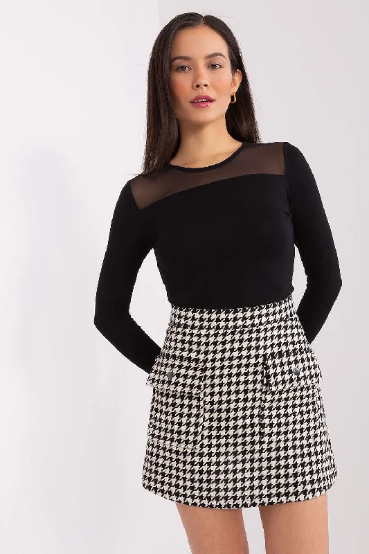 Lakerta Plaid Mini Skirt With Pockets