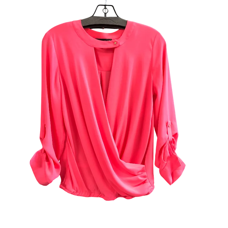 Top 3/4 Sleeve By Cmc In Pink, Size: S