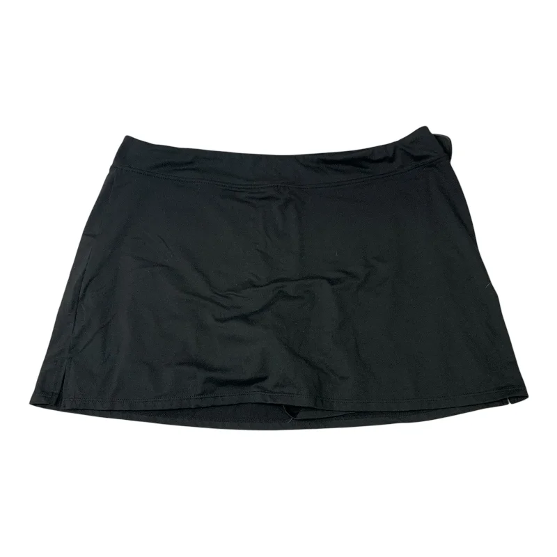 Athletic Skort By Tranquility In Black, Size: Xl