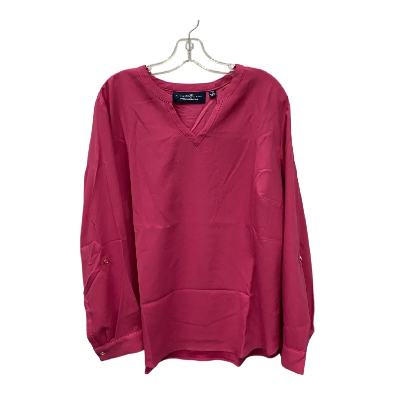 Top Ls By Cme In Pink, Size:2X