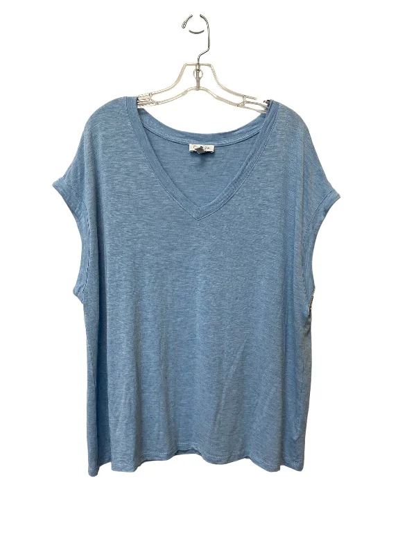 Blue Top Sleeveless Basic Jessica Simpson, Size Xxl