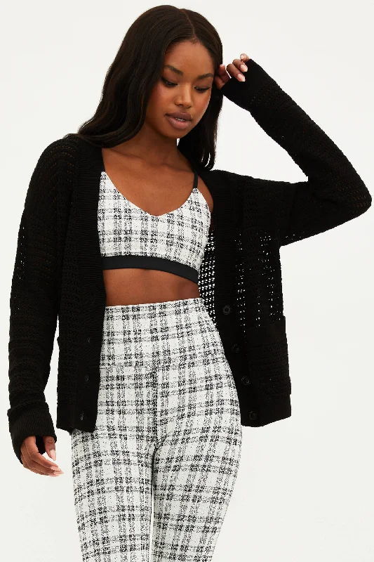 New Arrival Discount Limited Time Offers Gene Cardigan Black