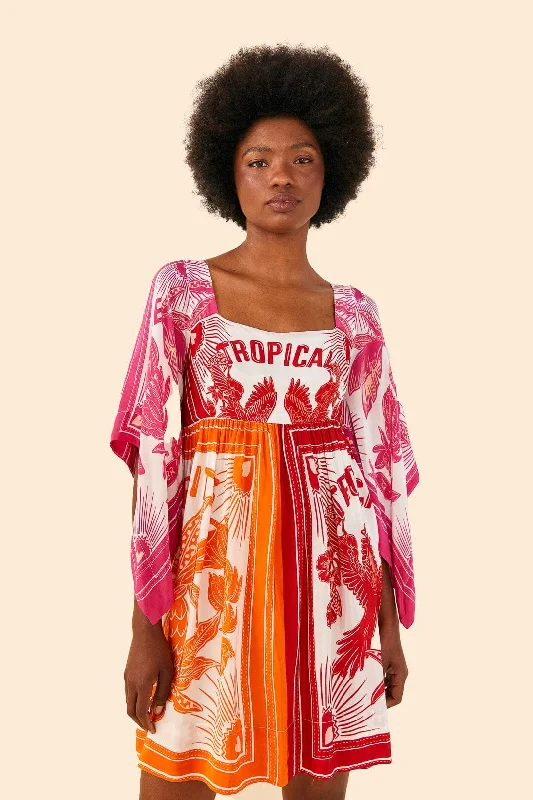Timeless Women's Garments Everyday Wear Tropical Dream Mini Dress