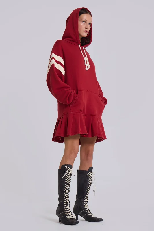 Timeless Women's Outfit Comfort First Women's Fashion 4 or Nothing Sweater Dress in Red Timeless Women's Outfit Comfort First Women's Fashion 4 or Nothing Sweater Dress in Red