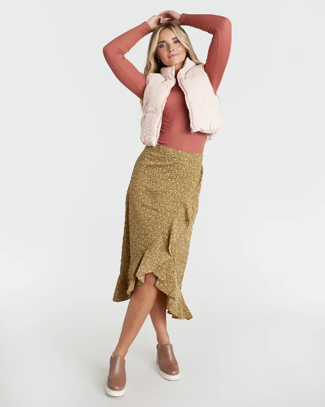 Sweet Grass Midi Skirt