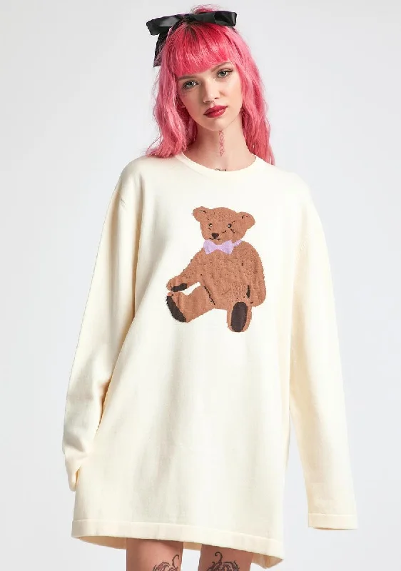 On Cloud Fine Oversized Intarsia Sweater