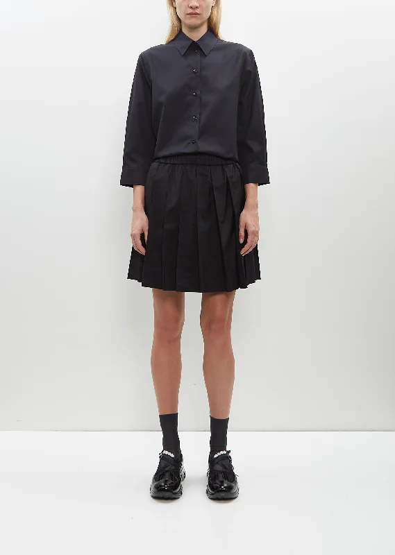 Mini Pleated Elasticated Waist Kilt Skirt