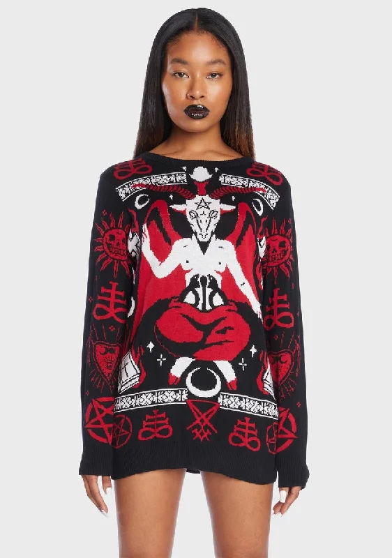 Baphoclaus Satanic Xmas Sweater