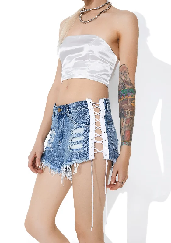 Got Moves Lace-Up Shorts