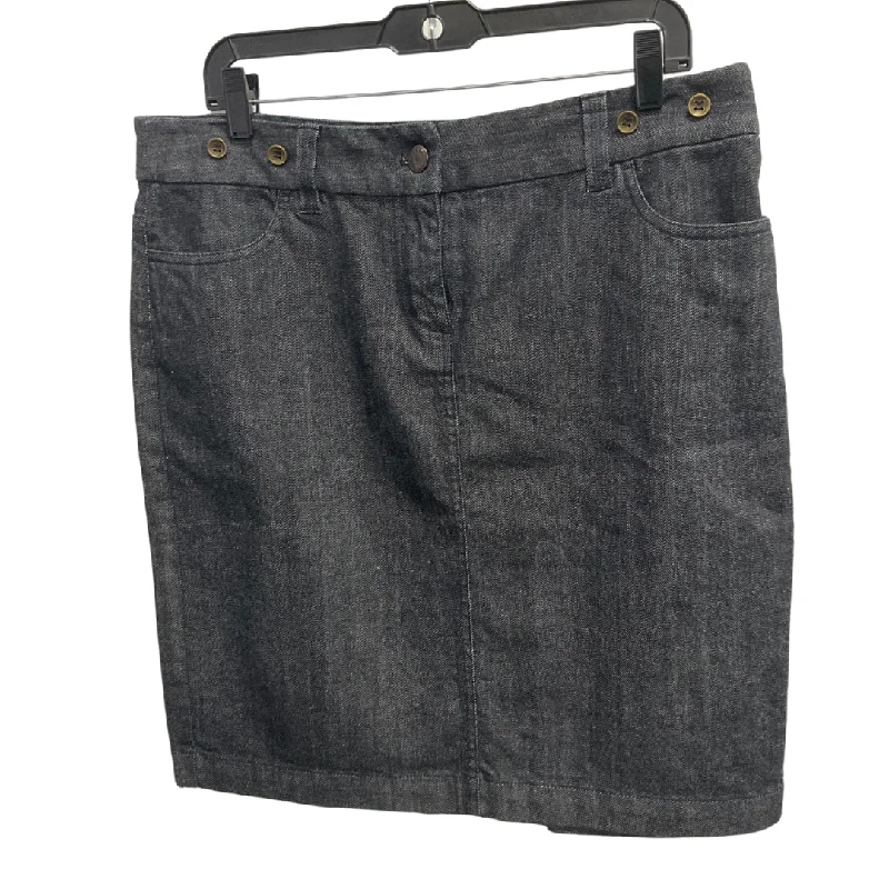 Skirt Mini & Short By J. Crew In Blue Denim, Size: 12