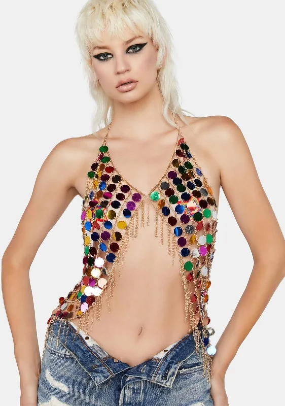 Stylish Savings Vintage Elegance Party Occasion Halter Top