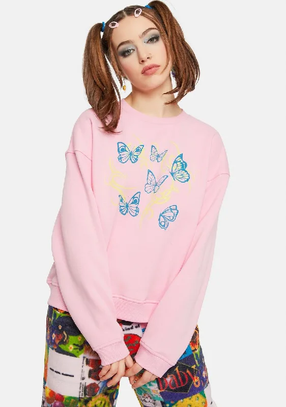 Fluro Butterfly Sweater