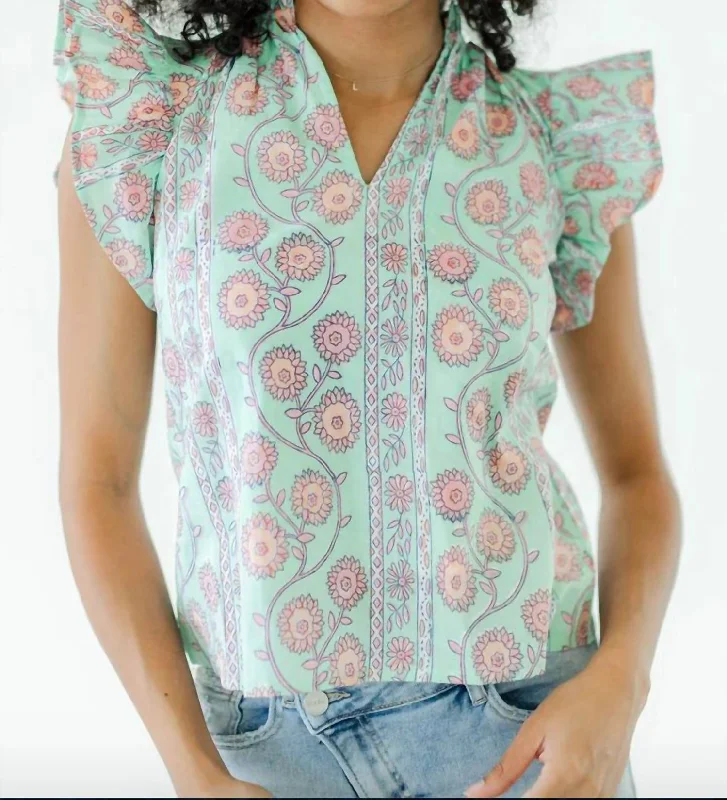 Women's Athletic Garments Big Savings Key Largo Blouse In Day Glow