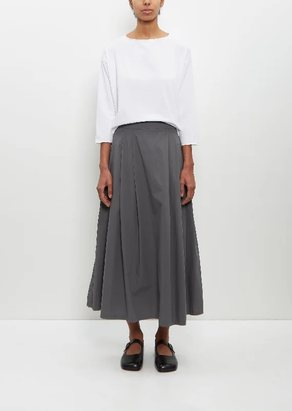 Cotton Maso Skirt — Grey