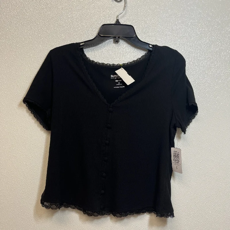 Top Short Sleeve By Torrid In Black, Size: L