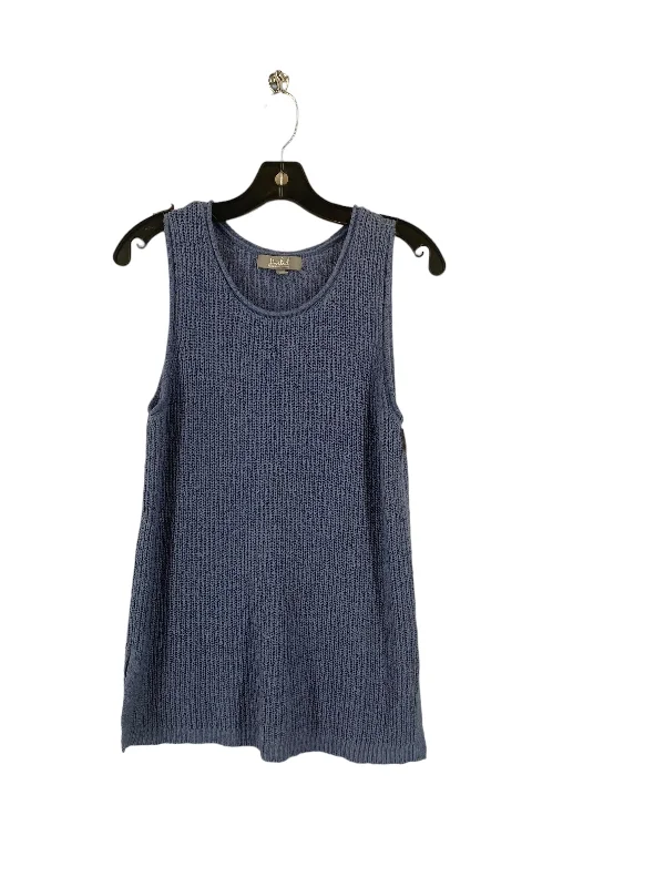 Blue Top Sleeveless Marled, Size M