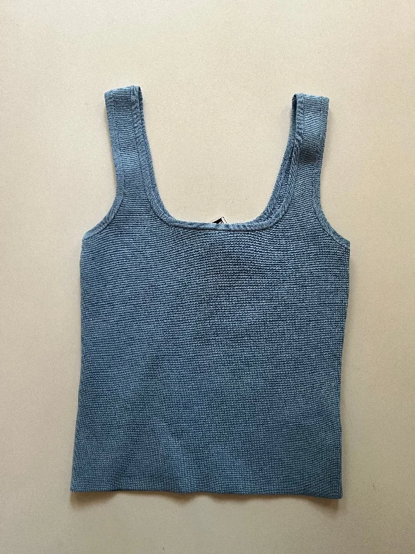 Top Sleeveless By Express In Blue, Size: S