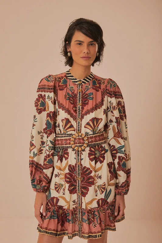 Luxury Women's Fashion Additional Time-Limited Offers Cream Riad Mini Dress