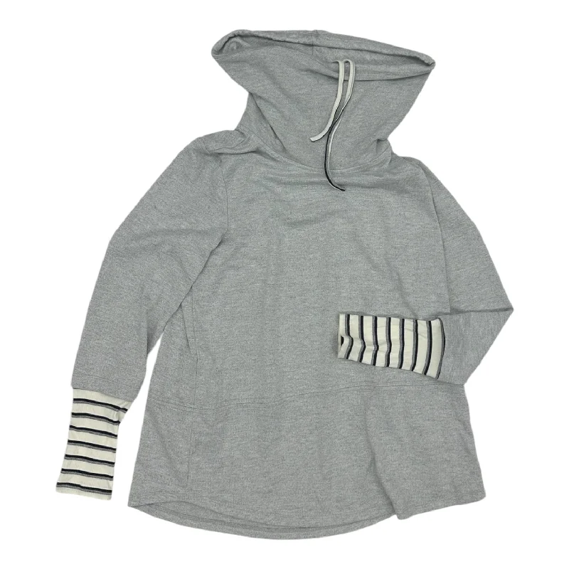 Sweatshirt Collar By Doe & Rae In Grey, Size:M