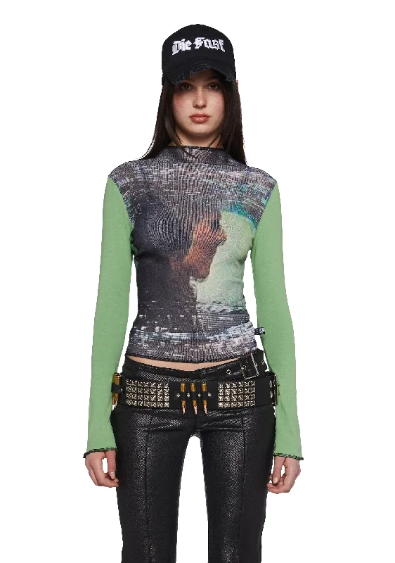 Affordable Online Boutiques Day-To-Night Styles Analogue Long Sleeve Top