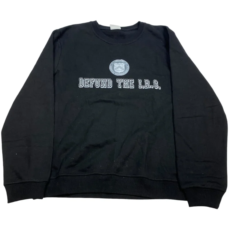 Sweatshirt Crewneck By Nice Shirt, Thanks! In Black, Size: 2x