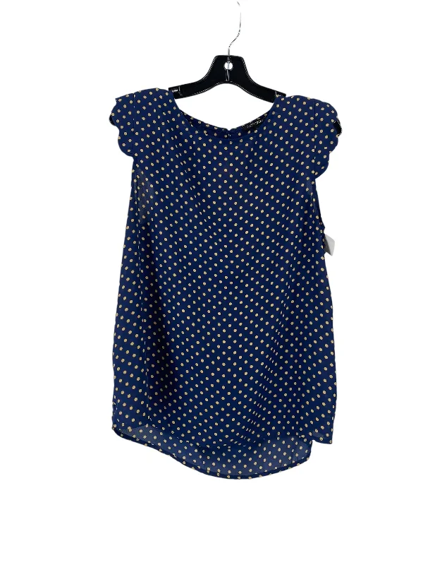 Top Sleeveless By Papermoon In Navy, Size: L