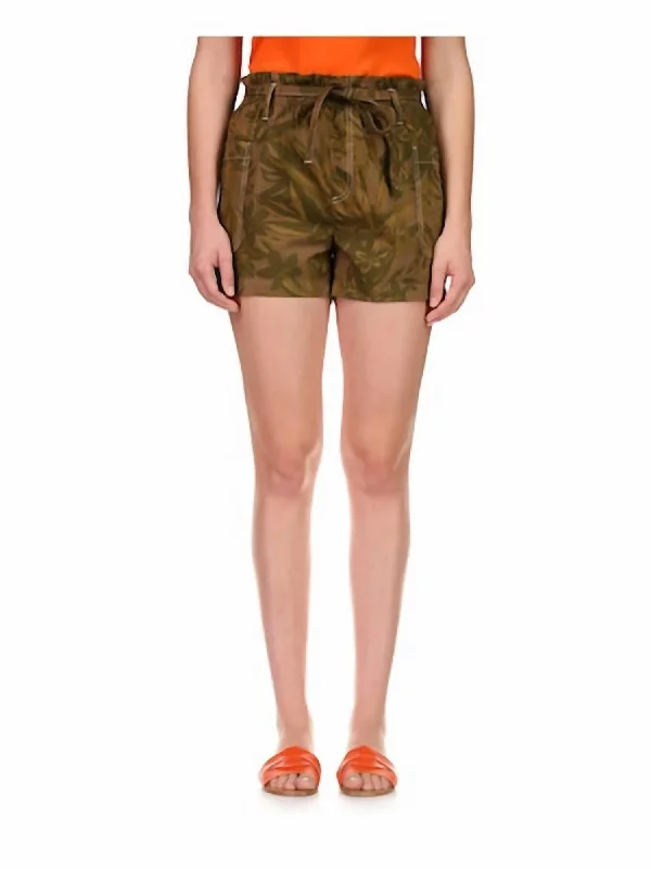 Comfy Women's Outfits for Daily Wear Vintage Style Clothing Sale Rosebowl Shorts In Driftwood Camo Comfy Women's Outfits for Daily Wear Vintage Style Clothing Sale Rosebowl Shorts In Driftwood Camo