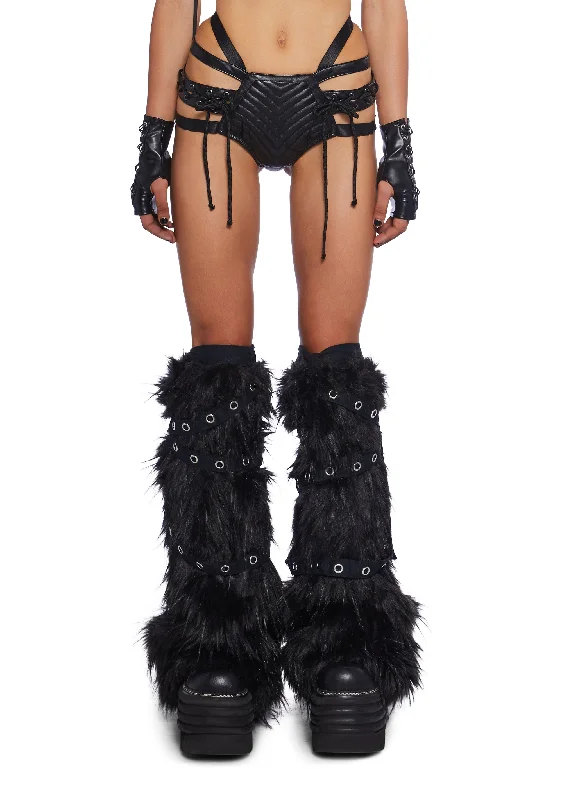 Flash Sales This Week Odd Size Clearance Sale Rude Awakening Lace-Up Shorts - Black