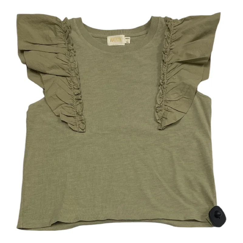 Top Short Sleeve By Nation Ltd In Green, Size: S