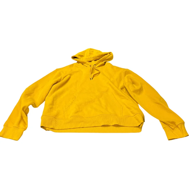 Sweatshirt Hoodie By Amazon Essentials In Yellow, Size: Xxl