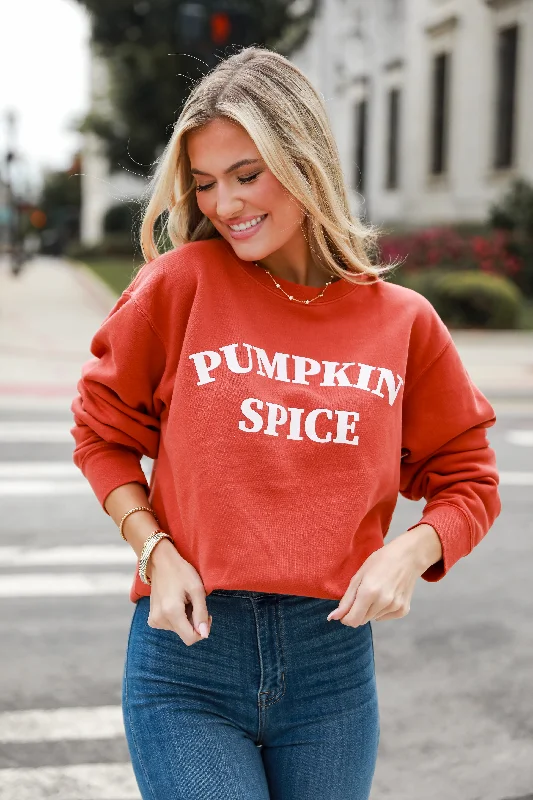 Rust Pumpkin Spice Sweatshirt