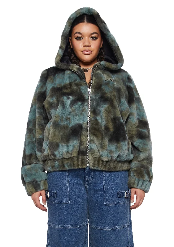 Comfortable Outfit For Women Fashion Frontiers Plus Mythical Memories Faux Fur Hoodie Comfortable Outfit For Women Fashion Frontiers Plus Mythical Memories Faux Fur Hoodie