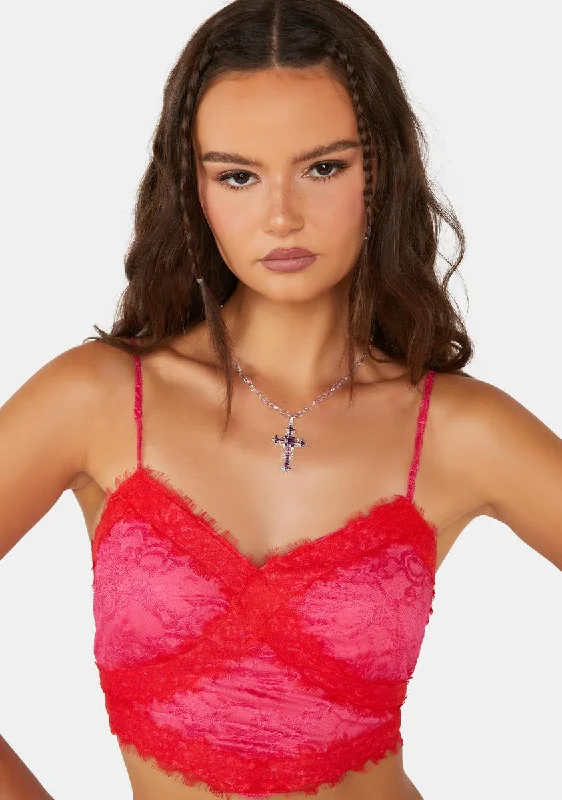 High-Quality Women's Fashion Dresses Hot Picks Asymmetrical Hem Lace Cami