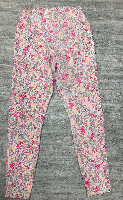 Athletic Capris By Pink In Floral Print, Size: S