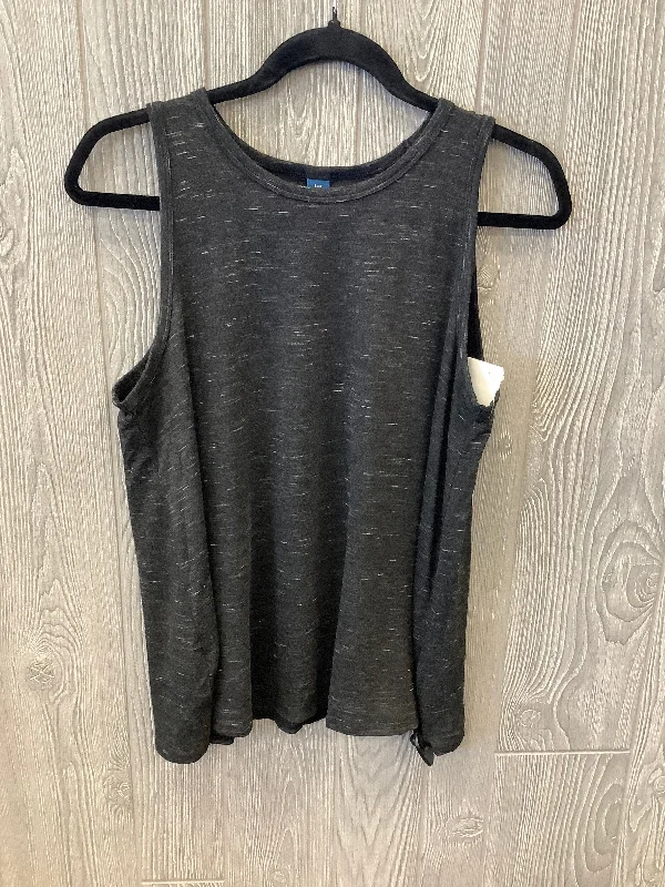 Top Sleeveless By Old Navy In Grey, Size: M