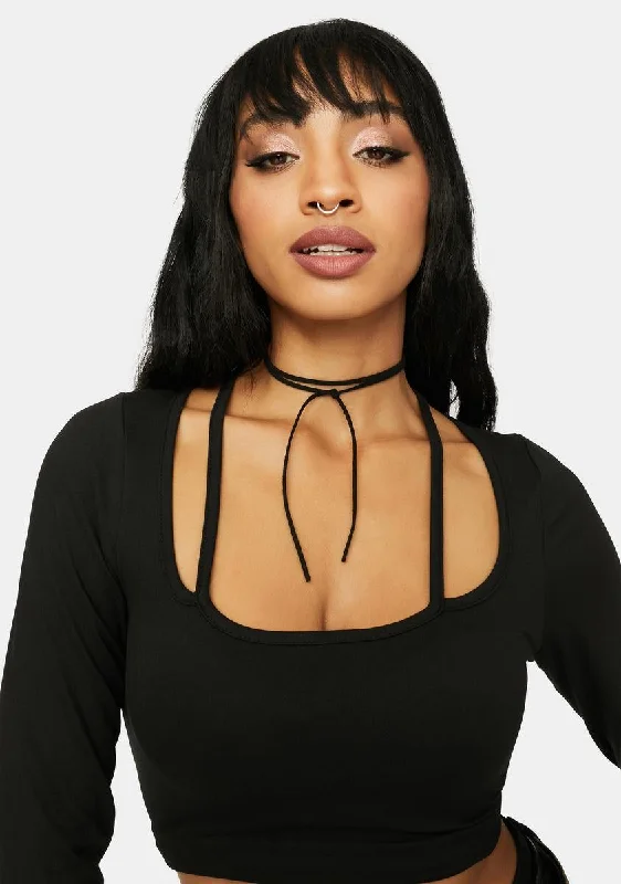 Women's Professional Apparel Luxe Women's Fashion Wicked Had 2 Be There Long Sleeve Crop Top Women's Professional Apparel Luxe Women's Fashion Wicked Had 2 Be There Long Sleeve Crop Top