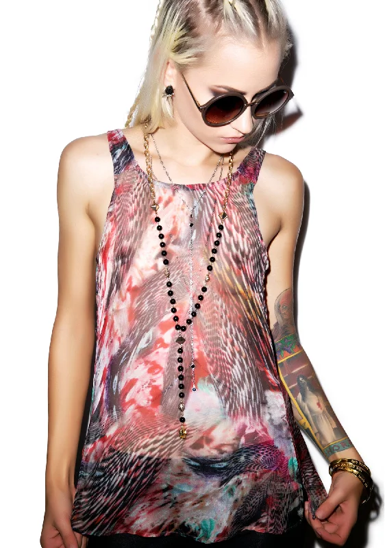 High-End Women's Apparel Massive Savings Silkadelic Tank